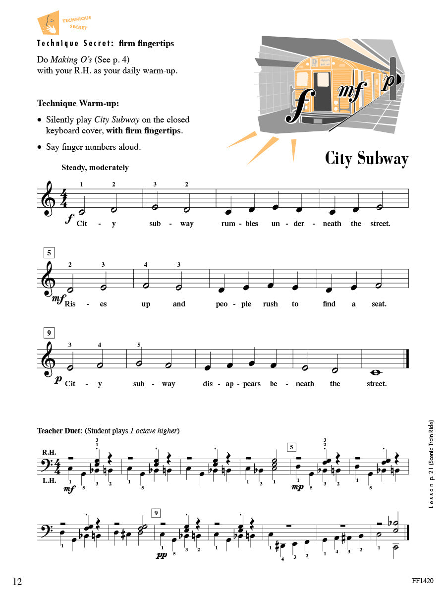 Accelerated Piano Adventures: Technique & Artistry Book 1