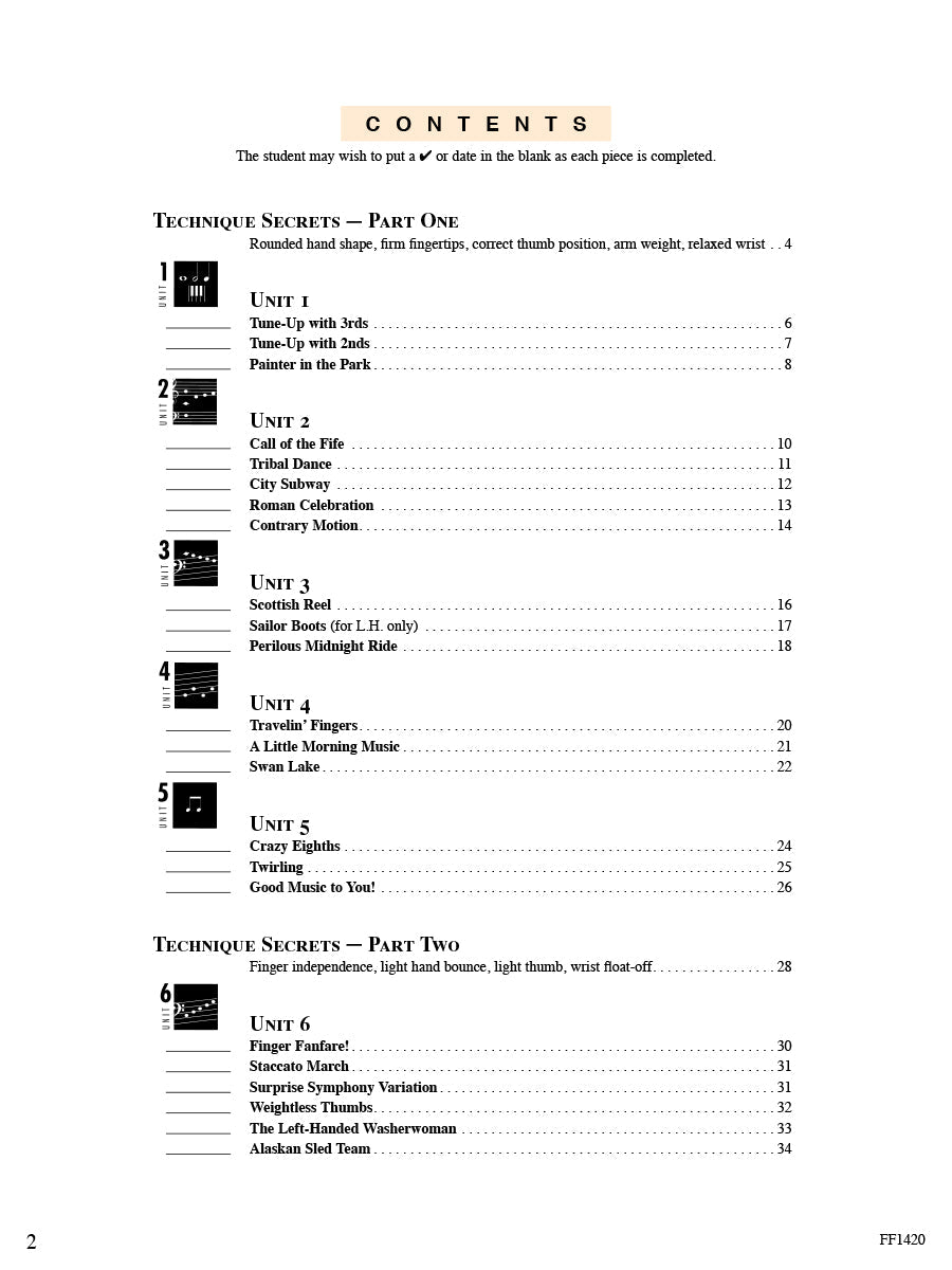 Accelerated Piano Adventures: Technique & Artistry Book 1