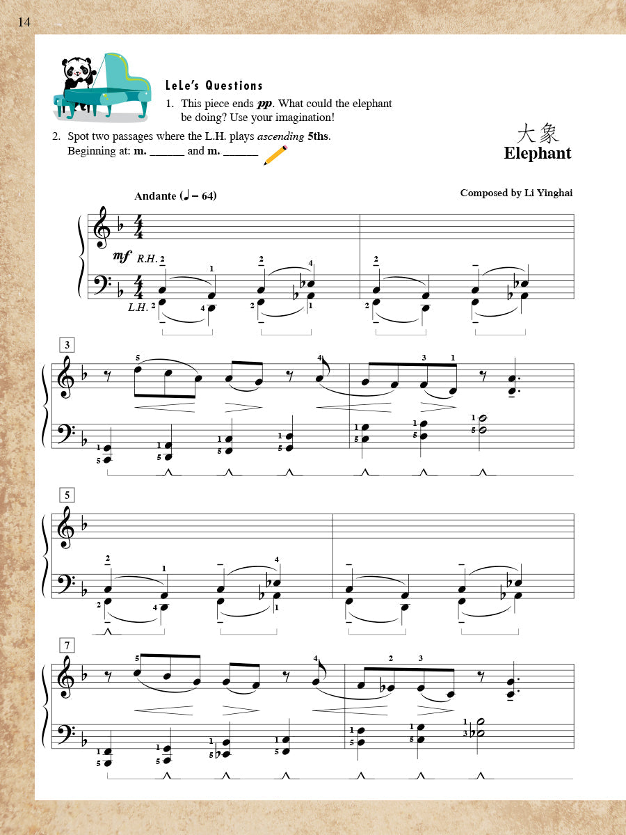 Faber Piano Adventures: Funtime Music From China Level 3A-3B Book & Keyboard