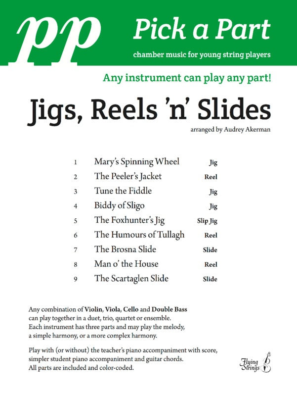 Pick A Part Jigs Reels N Slides For String Ensemble Sc/Pts