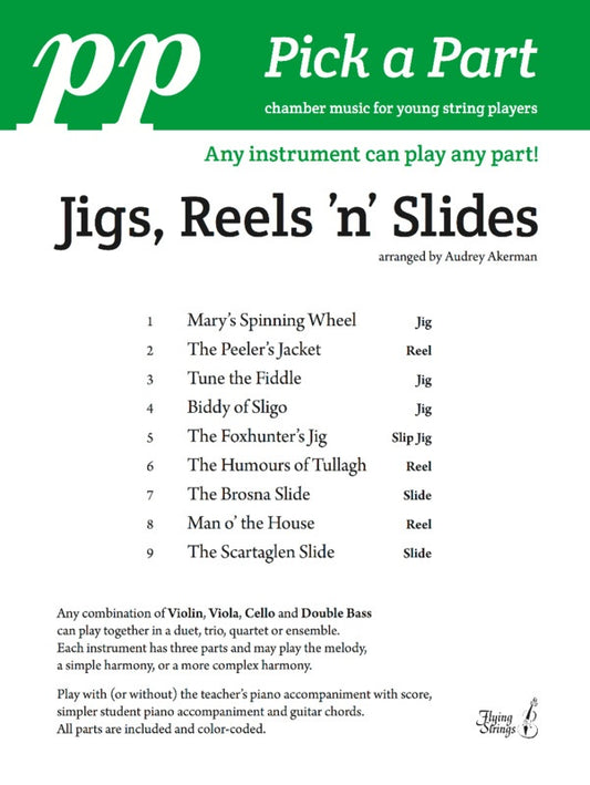 Pick A Part Jigs Reels N Slides For String Ensemble Sc/Pts