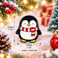 Little Festive Friend Enamel Pin (Christmas Penguin)