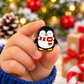 Little Festive Friend Enamel Pin (Christmas Penguin)