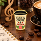 Sundry & Sound Co- Fueled by Coffee and Passion Enamel Pin