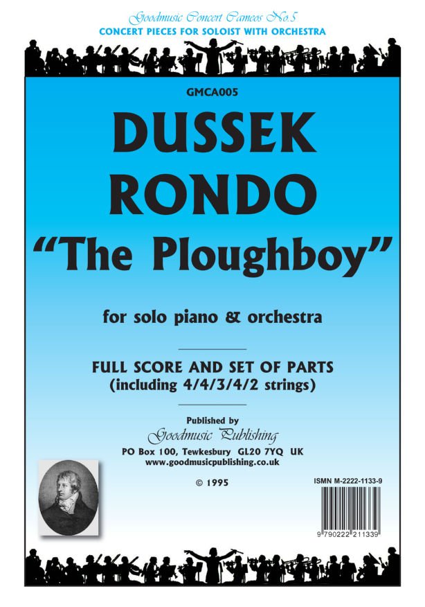 Rondo The Ploughboy For Solo Piano And Orchestra Sc/Pts