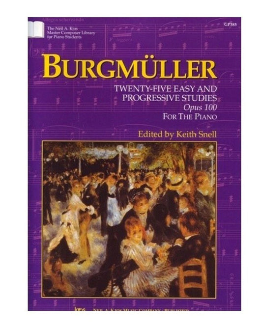 Burgmuller - 25 Progressive Studies Op 100 Ed Snell