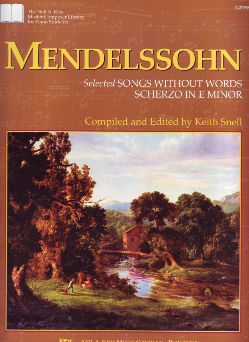 Mendelssohn - Selected Songs Without Words/Scherzo E Minor - Neil A. Kjos Music Company