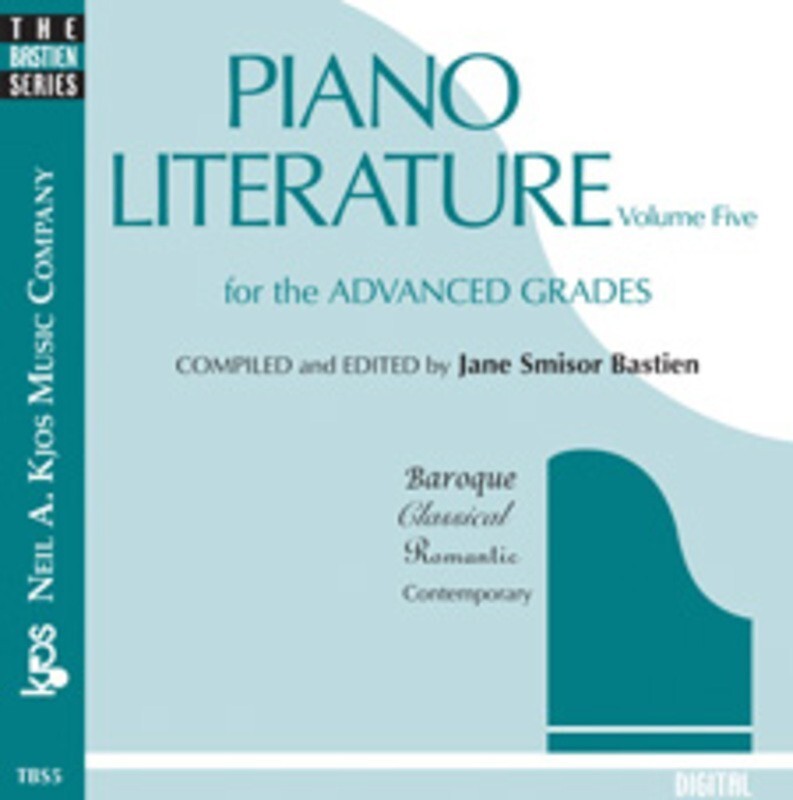 Piano Literature - Book 5 with CD (Advanced)