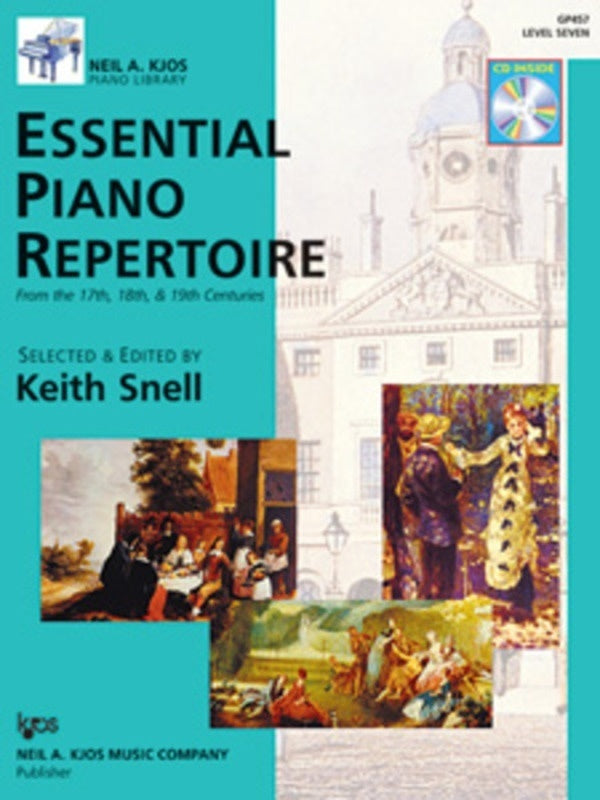 Essential Piano Repertoire Level 7 Book/Cd (17th-19th Centuries)