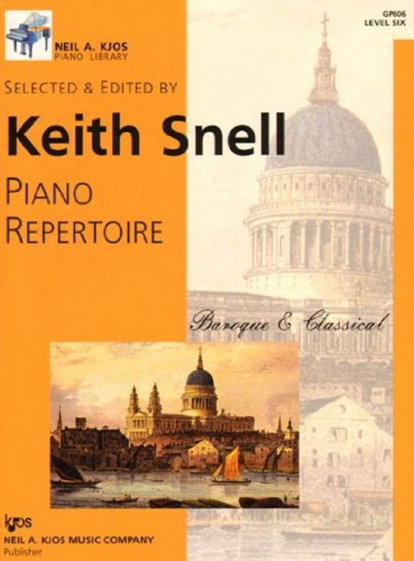 Piano Repertoire Baroque And Classical Level 6
