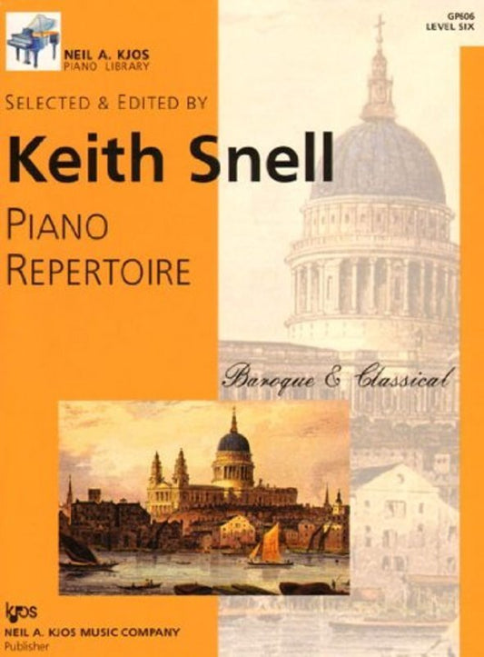 Piano Repertoire Baroque And Classical Level 6