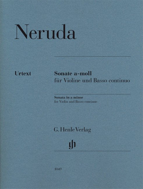Sonata In A Minor Violin / Basso Continuo - G. Henle Verlag