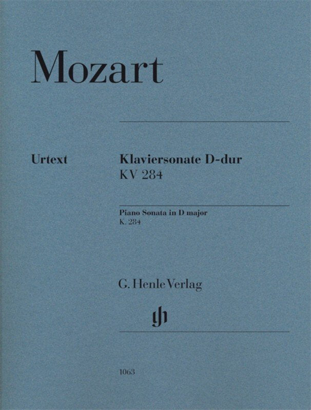 Mozart - Sonata D Maj K 284 Piano - G. Henle Verlag