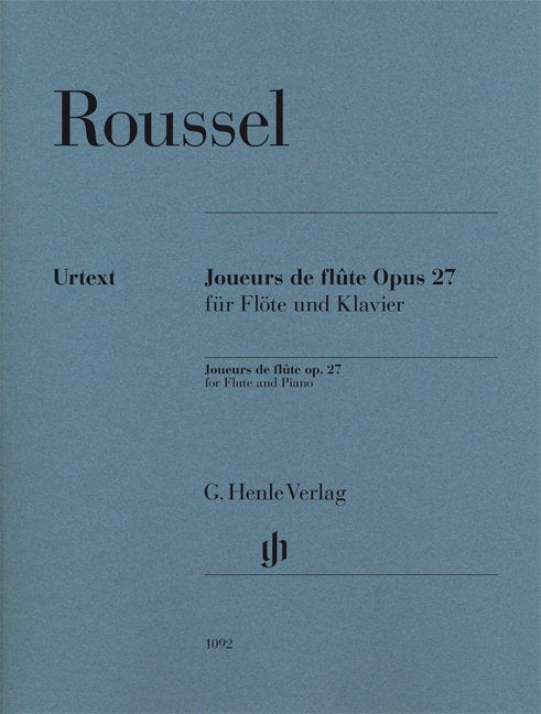 Joueurs De Flute Op 27 Fl - G. Henle Verlag