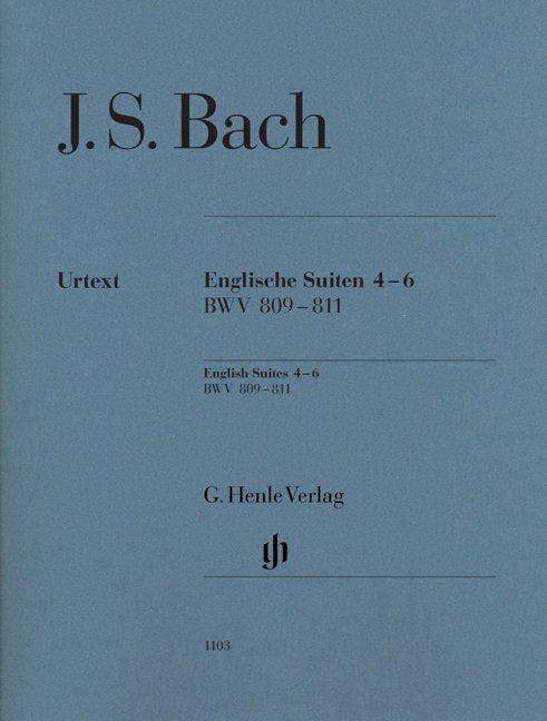 English Suites 4-6 Bwv 809-811 Without Fingering - G. Henle Verlag