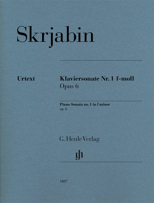 Piano Sonata No 1 In F Min Op 6 - G. Henle Verlag