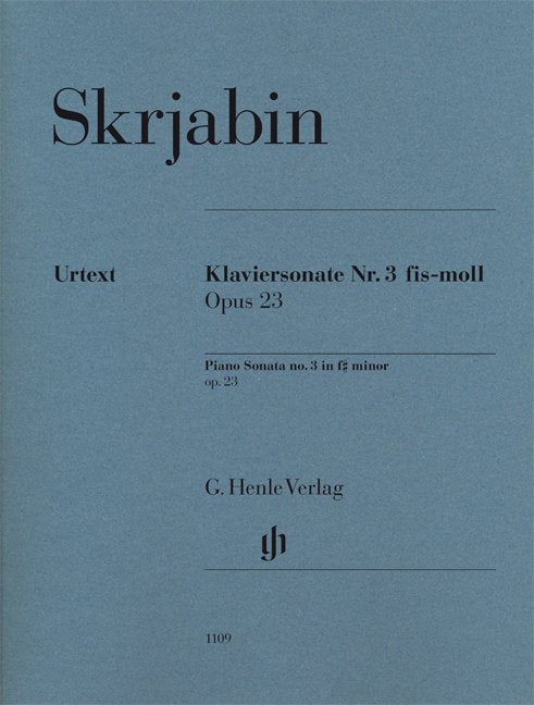 Sonata No 3 Op 23 F Sharp Min - G. Henle Verlag