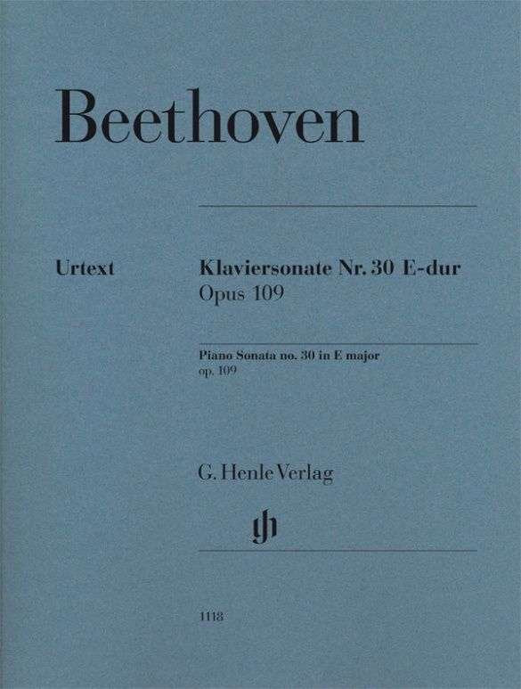 Beethoven - Piano Sonata No 30 E Major Op 109 Urtext - G. Henle Verlag - Image 2