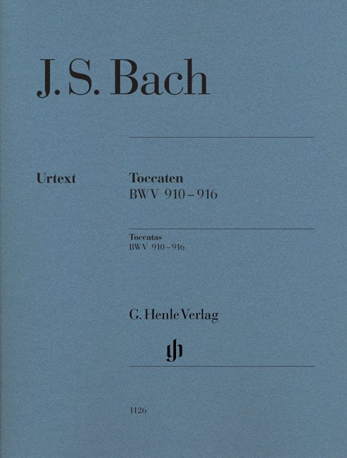 Bach - Toccatas Bwv 910-916 Without Fingering - G. Henle Verlag