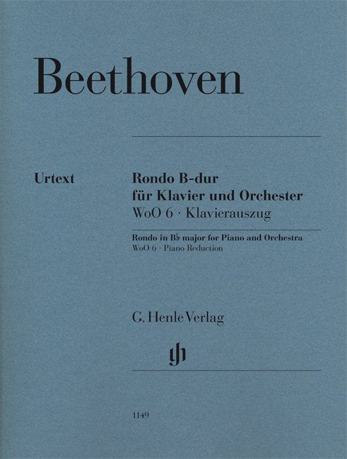 Rondo In B Flat Woo 6 2 Pianos 4 Hands 2P4H - G. Henle Verlag