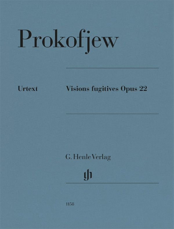 Prokofieff - Visions Fugitives Op 22 For Piano Urtext - G. Henle Verlag