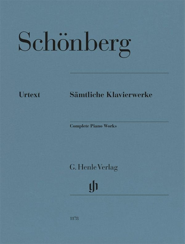 Schoenberg - Complete Piano Works Urtext - G. Henle Verlag