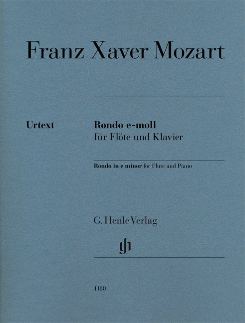 Rondo In E Minor Flute And Piano - G. Henle Verlag