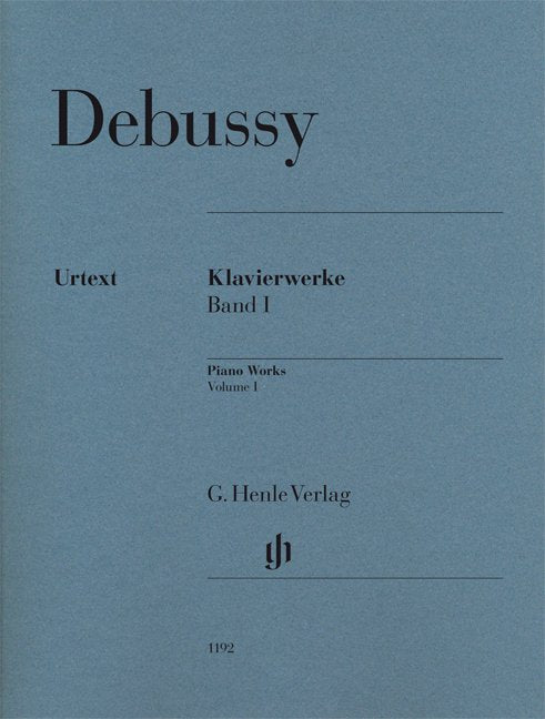 Piano Works Volume 1 Urtext - G. Henle Verlag