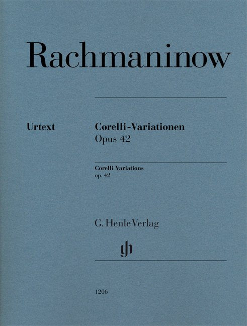 Rachmaninoff - Corelli Variations Op 42 - G. Henle Verlag