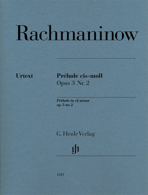 Rachmaninoff - Prelude C Sharp Minor Op 3 No 2 - G. Henle Verlag - Image 2