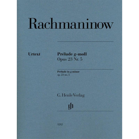 Rachmaninoff - Prelude G Minor Op 23 No 5 Book
