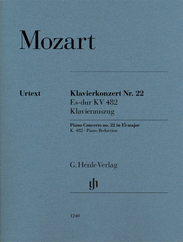 Mozart - Concerto No 22 E Flat Major K 482 2P4H - G. Henle Verlag