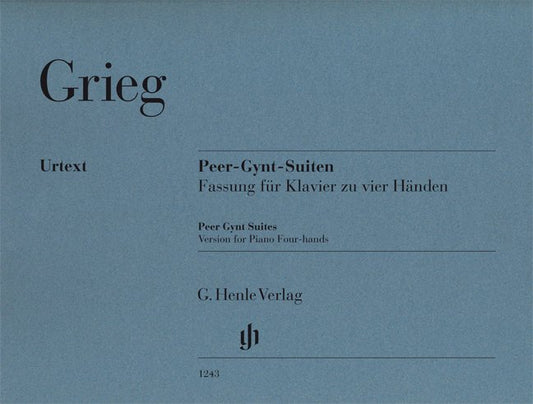 Edvard Grieg - Peer Gynt Suites Piano Duet Book cover - G. Henle Verlag