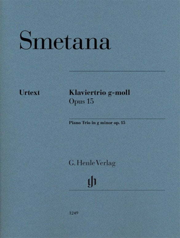 Smetana - Piano Trio In G Minor Op 15 Sc/Pts - G. Henle Verlag