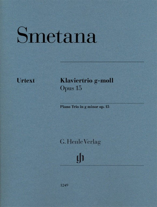 Smetana - Piano Trio In G Minor Op 15 Sc/Pts - G. Henle Verlag
