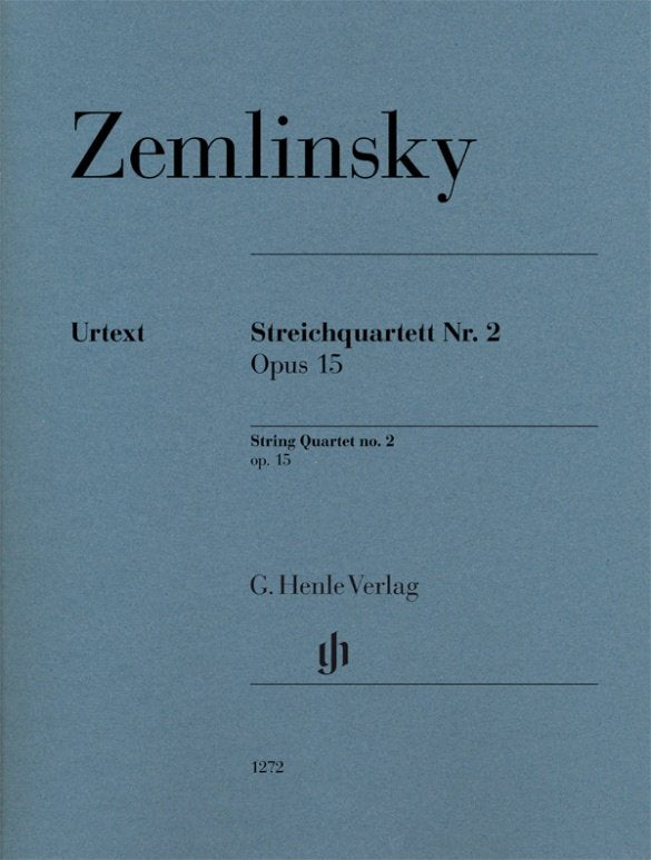 Zemlinsky - String Quartet No 2 Op 15 Parts - G. Henle Verlag
