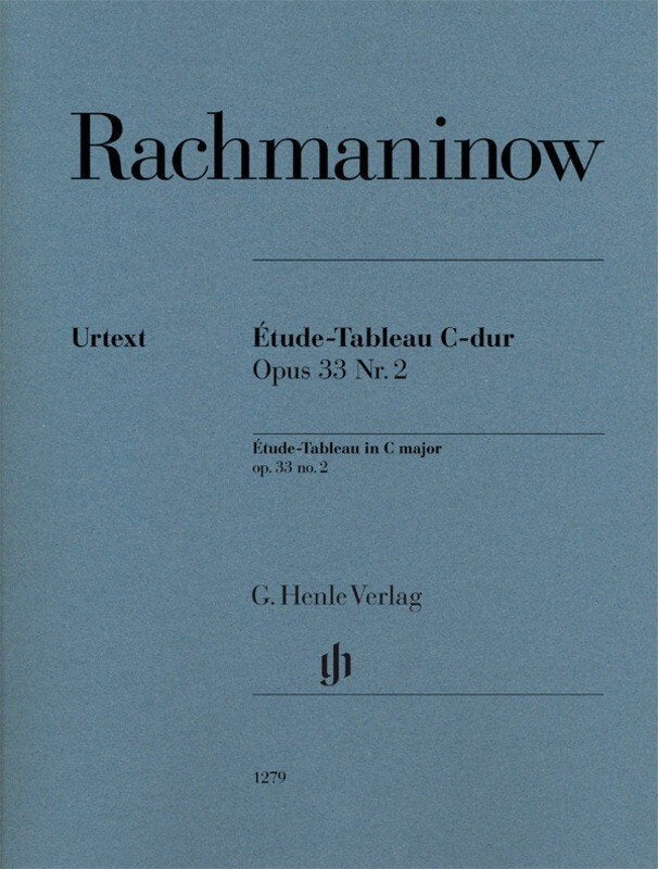 Etude Tableau C Major Op 33 No 2 - G. Henle Verlag