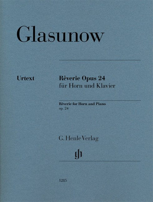 Reverie Op 24 French Horn & Piano - G. Henle Verlag