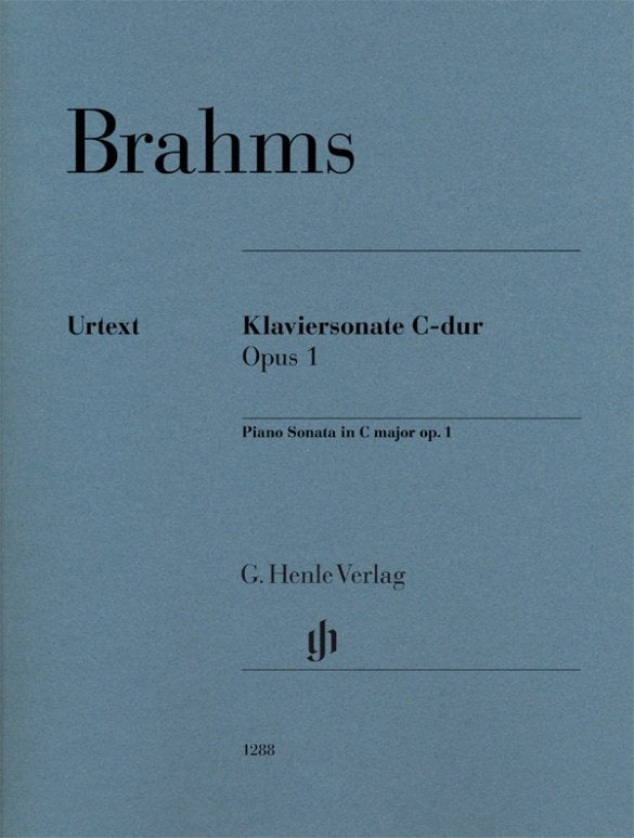 Brahms - Piano Sonata C Major Op 1 - G. Henle Verlag