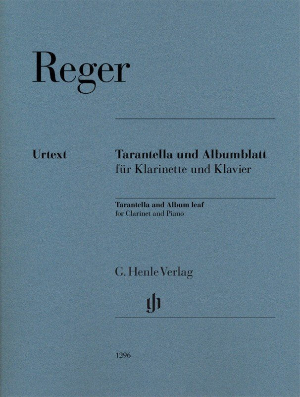 Tarantella & Album Leaf Clarinet/Piano - G. Henle Verlag