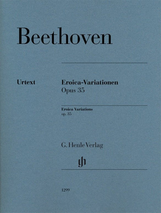 Ludwig van Beethoven - Eroica Variations Opus 35 Piano Book cover - G. Henle Verlag