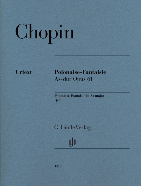 Chopin - Polonaise Fantaisie A Flat Op 61 Piano - G. Henle Verlag