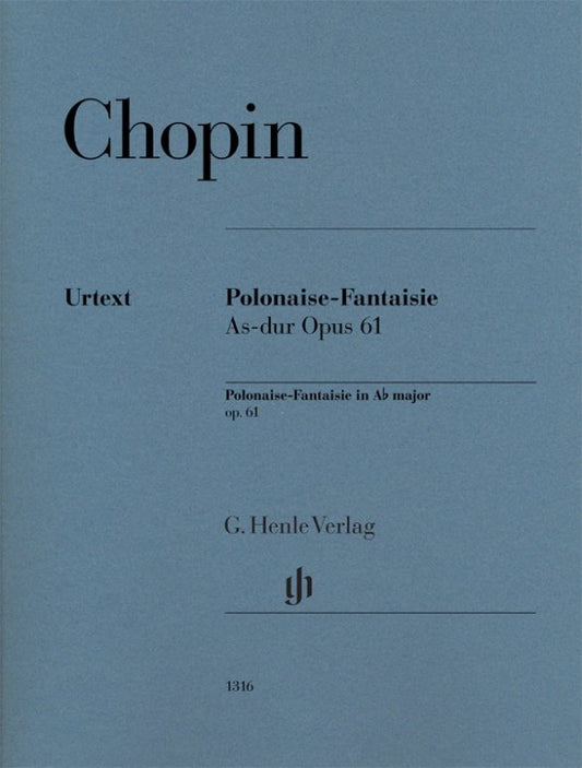 Chopin - Polonaise Fantaisie A Flat Op 61 Piano - G. Henle Verlag