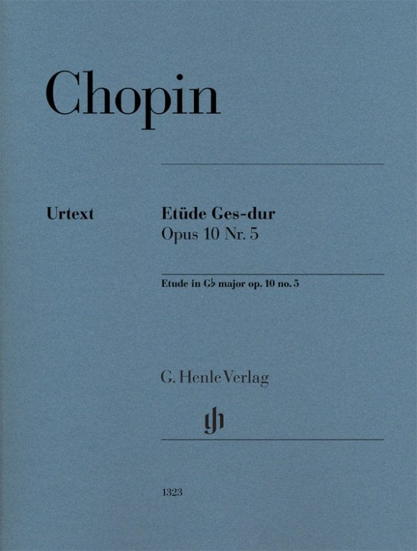 Chopin - Etude G Flat Major Op 10 No 5 - G. Henle Verlag