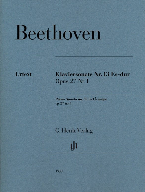 Beethoven - Piano Sonata No 13 E Flat Op 27 No 1 - G. Henle Verlag