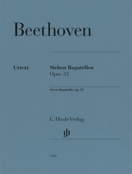 Beethoven - 7 Bagatelles Op 33 For Piano