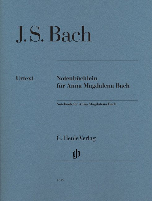 Anna Magdalena Notebook Comp Without Fingering - G. Henle Verlag