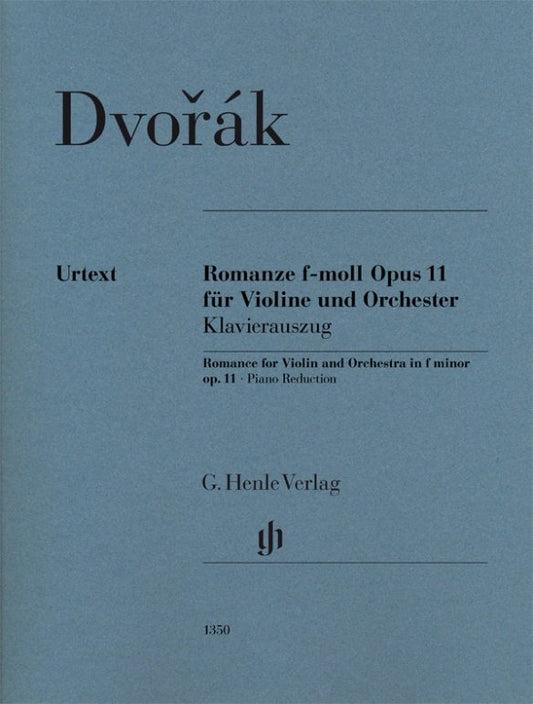 Dvorak - Romance F Min Op 11 Violin/Piano - G. Henle Verlag