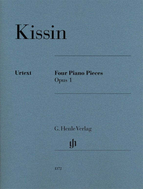 Kissin - 4 Piano Pieces Op 1 - G. Henle Verlag