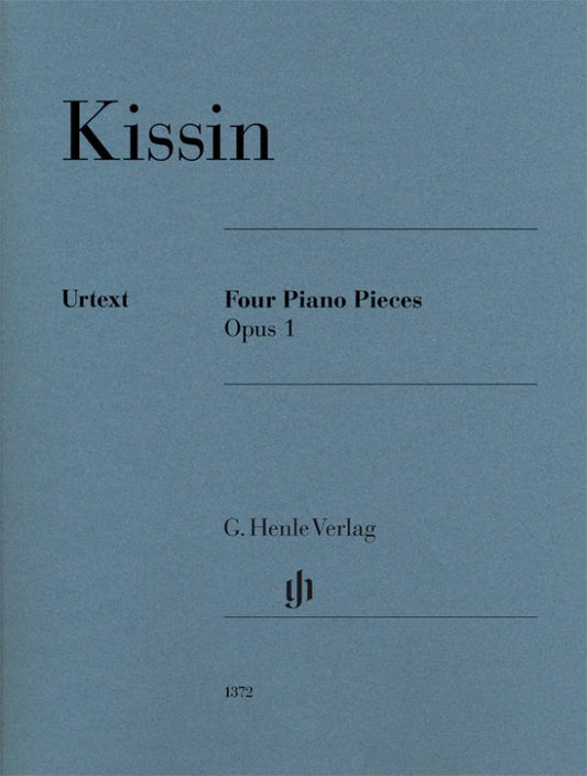 Kissin - 4 Piano Pieces Op 1 - G. Henle Verlag